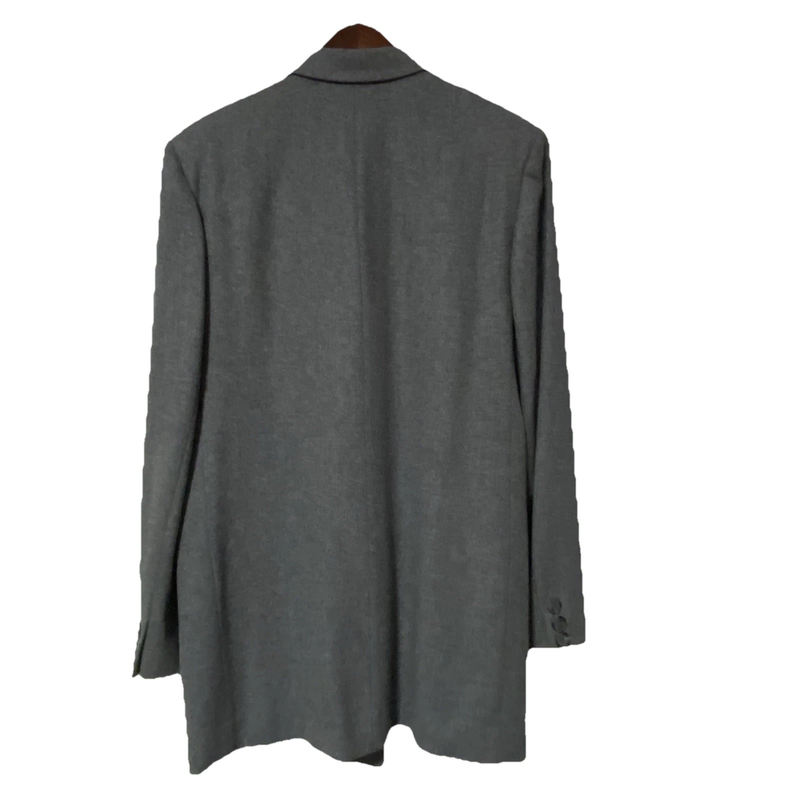 Vintage Pendleton Womens Sz 10 Tall Double Breasted Wool Coat Gray USA Mint EUC