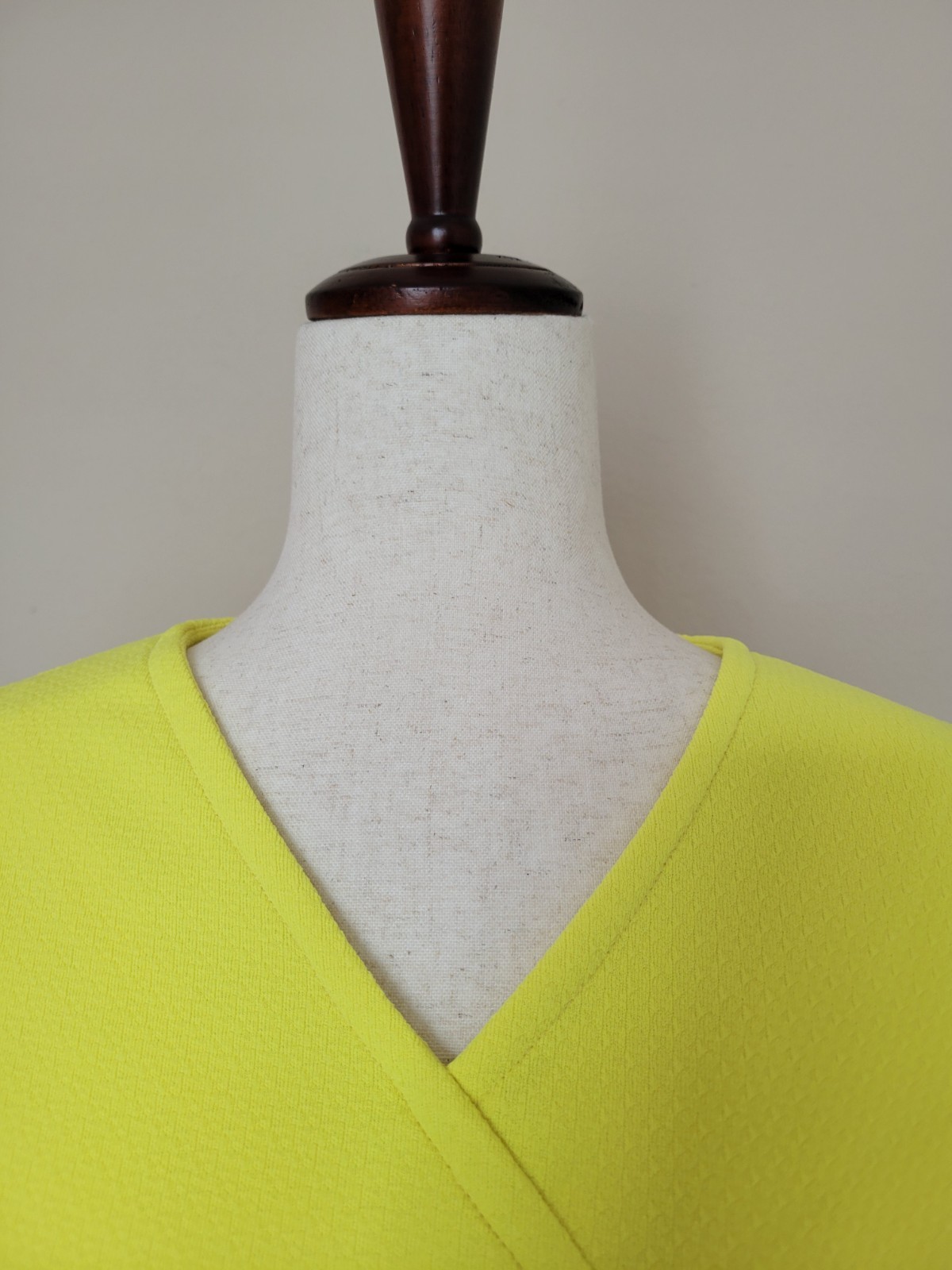 Vintage 60s Drop Waist Mini Dress Fit & Flare Size M Yellow Preppy Mod Tennis