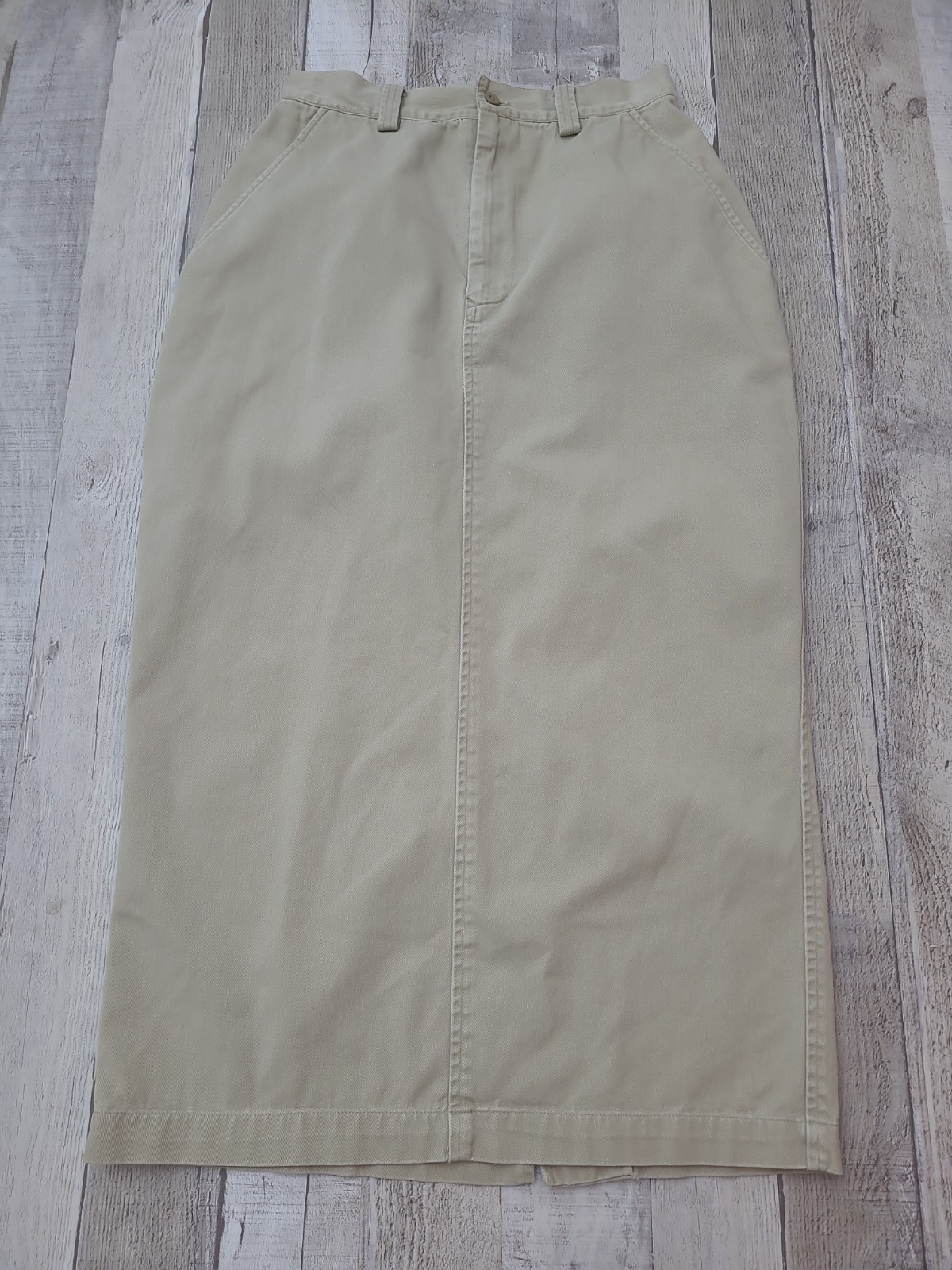 Vintage Ralph Lauren Country Khaki Chino Skirt Women’s Size 6 Cotton *see pics
