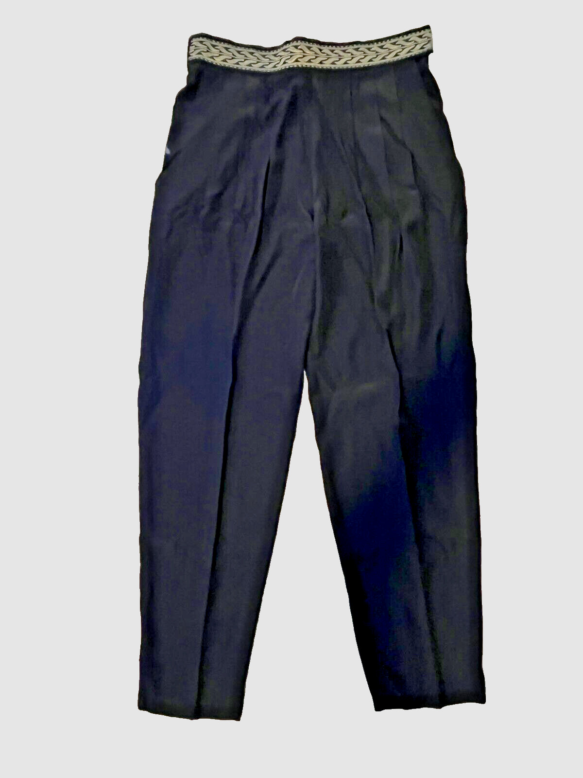 Joan Walters Size 14 Black Pleated Pants Vintage