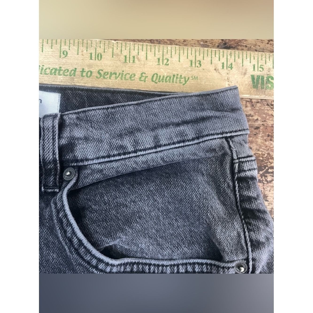Reformation 80’s Ultra High Cigarette Jeans Zipper Ankle Yuma 29