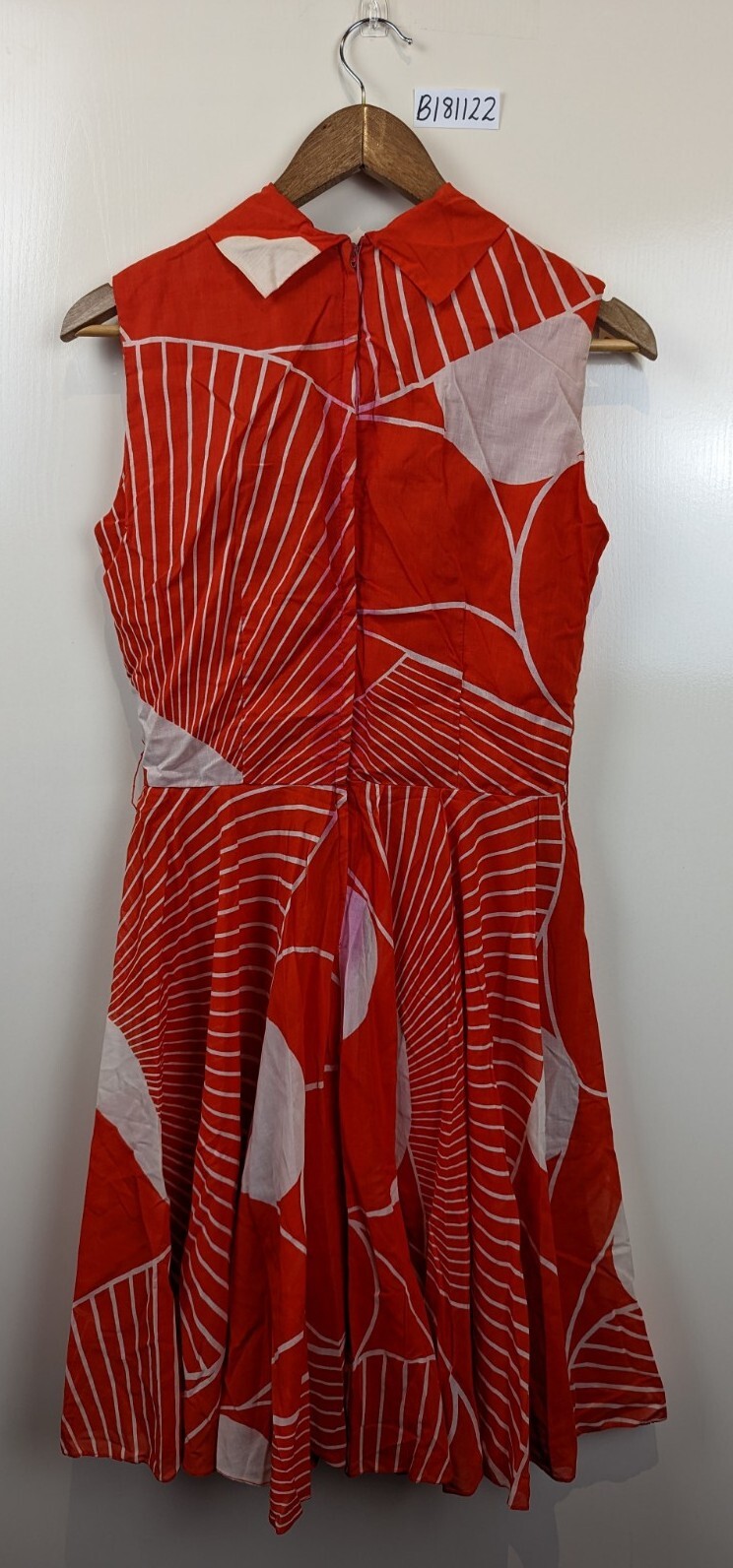 Couture Culture By Trent Nathan Vintage Red Sleeveless Fit Flare Dress Size 12