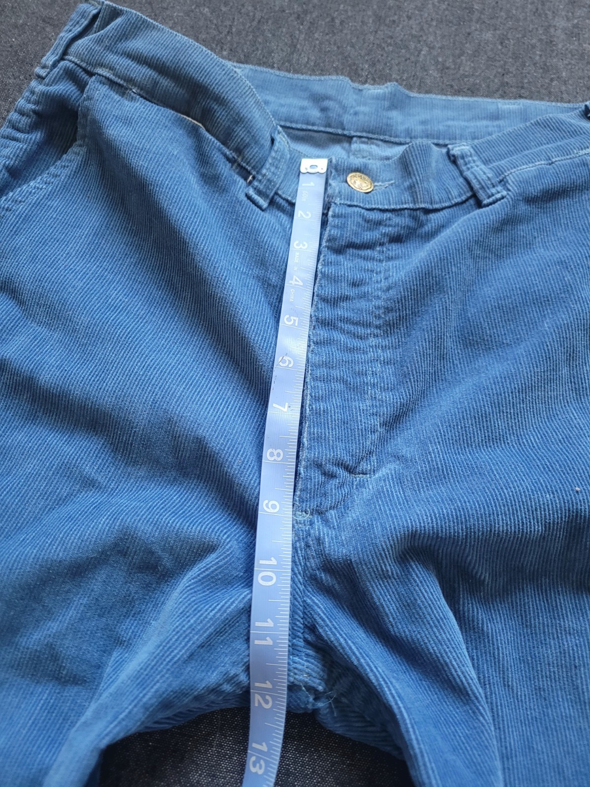 Vintage 80s 90s Oshkosh Bgosh Blue Corduroy Pants Slacks Carpenter 30×31 High