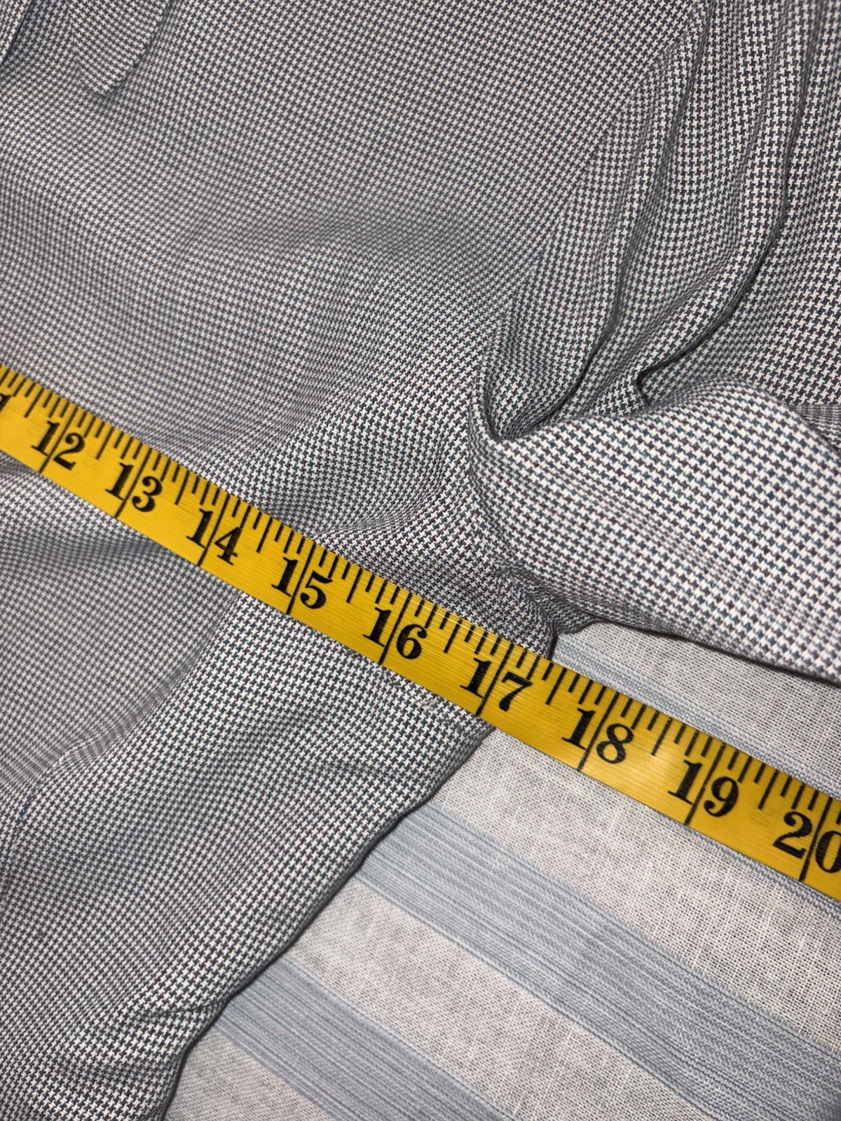 Vintage 1940s Linen Jacket Houndstooth Women’s Medium Majestic Season Maker Gray