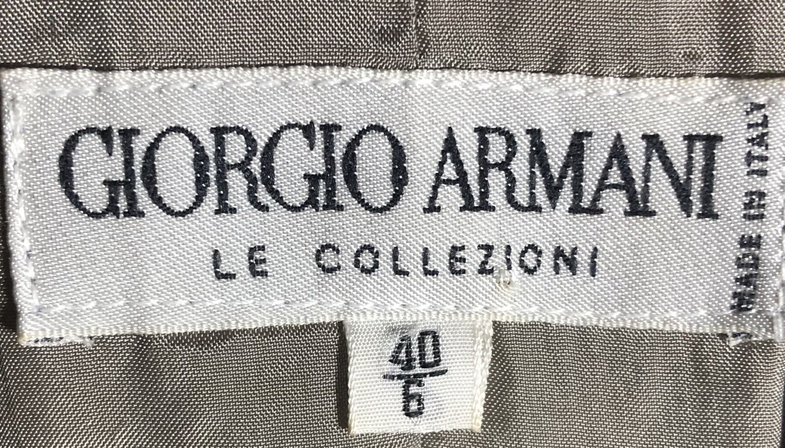 Vtg 80s Giorgio Armani Le Collezion Pink Blue Tan Plaid Long Blazer Italy 40 M
