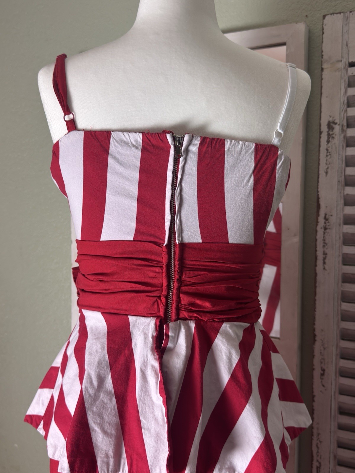 vintage-inspired peplum wiggle dress By Tatyana