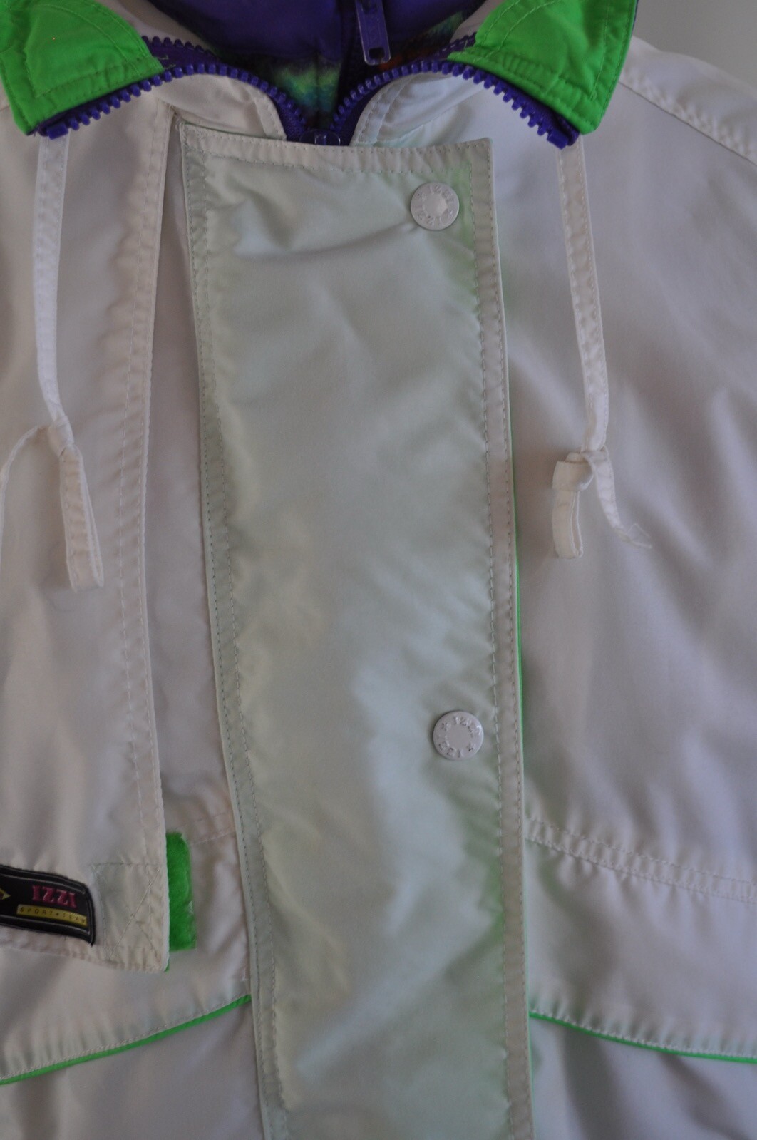 Vintage Izzi Sport Team 1980’s Ski Jacket with Fleece Size Small Retro