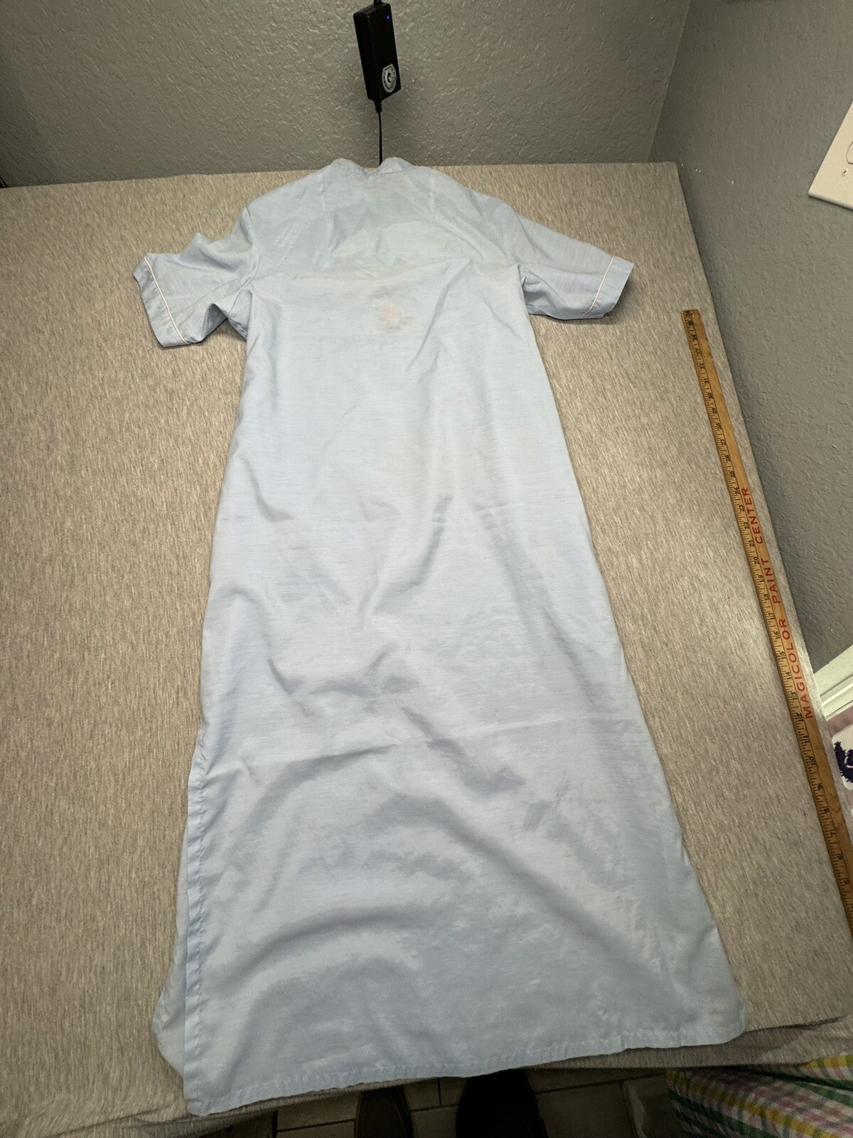 Vintage 70s Jodie Arden Asian Embroidered Nightgown Size XL