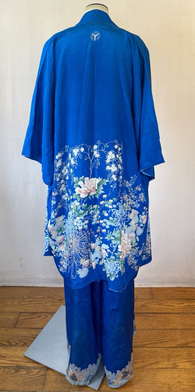 Vintage Antique 1920s 1930s Japanese Pongee Silk Loungewear Beach Pajamas 40 L