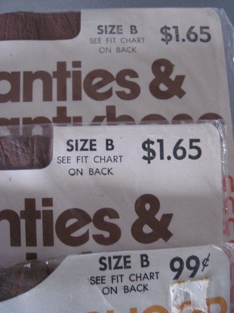 Panty Hose Size B Brown Sugar Set of 3