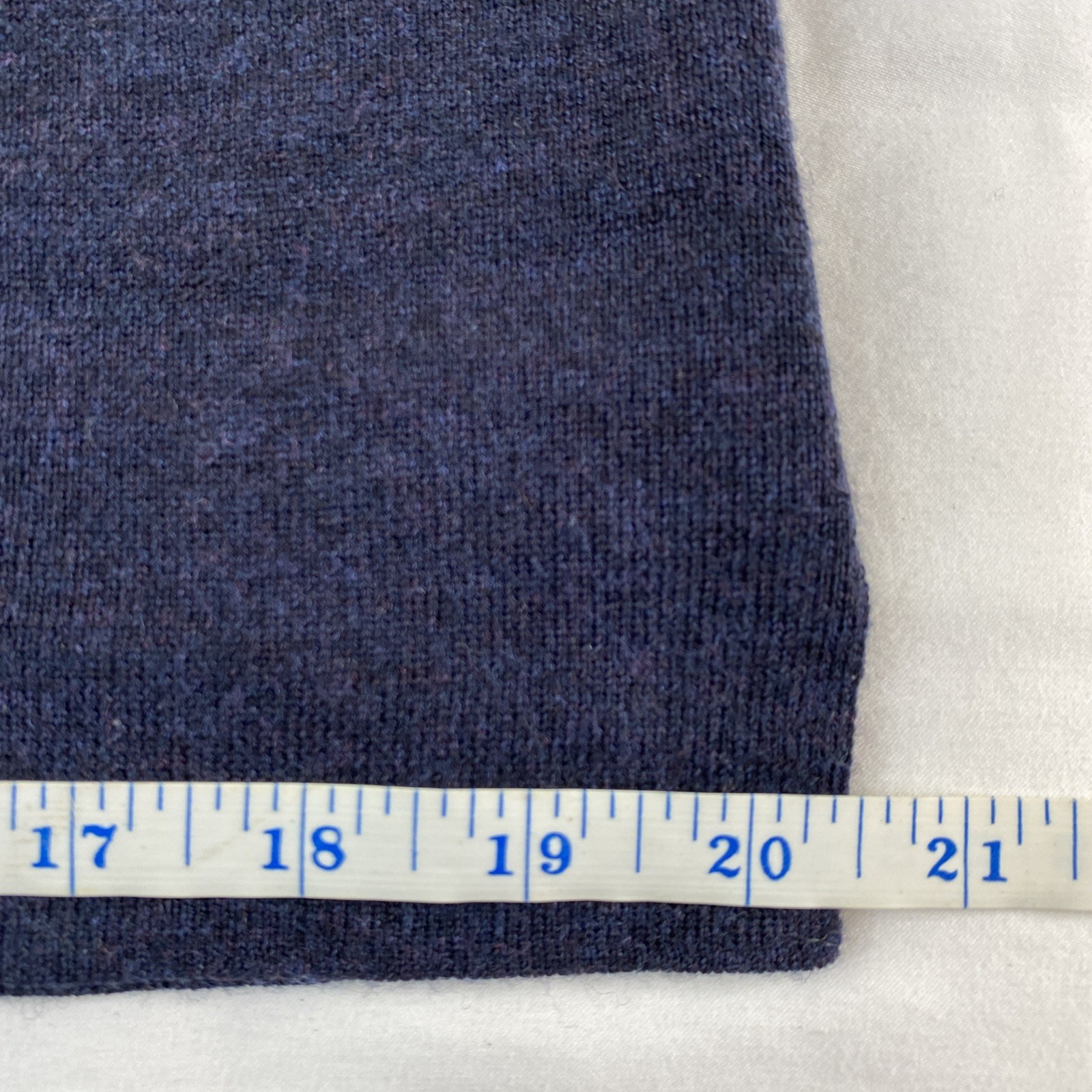 Vtg Eileen Fisher Navy Tank & Skirt Set 2 Piece Sz Med 100% Merino Wool Minimal