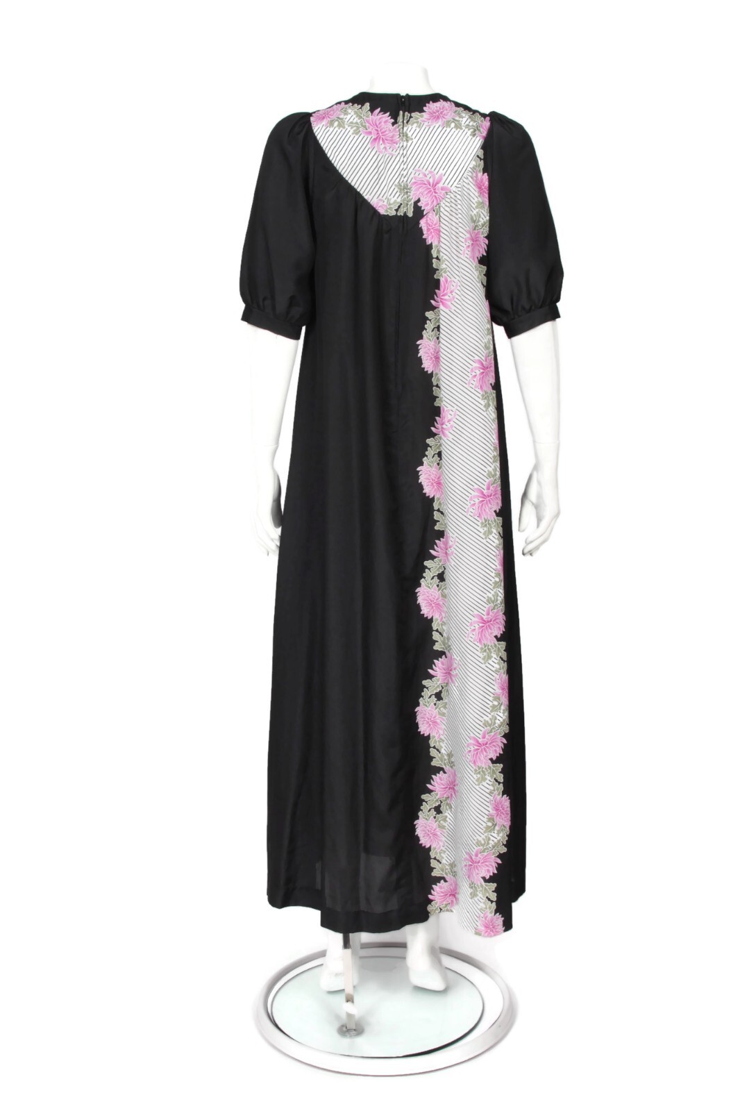 Sidan Hawaii Liberty House Vintage Maxi Dress Hawaiian Floral MuuMuu sz P /565