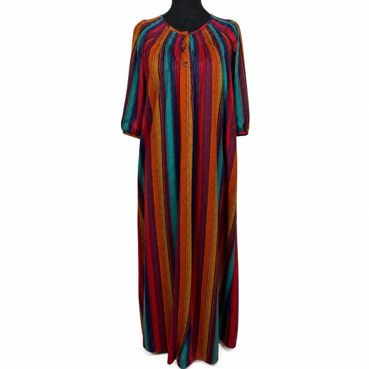 Vintage Donna Richard for Gillian & O’Malley Muumuu Housedress Size Small 80’s