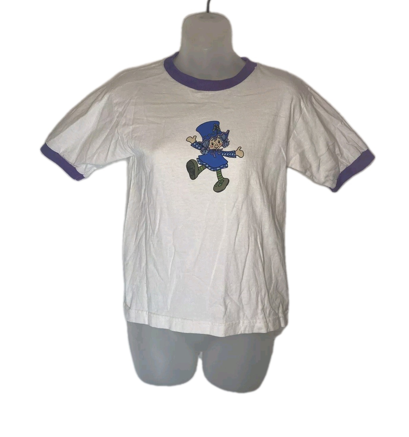 Rare Vtg Pyro Strawberry Shortcake Blue Berry Muffin T Shirt 90s Y2k Baby Tee