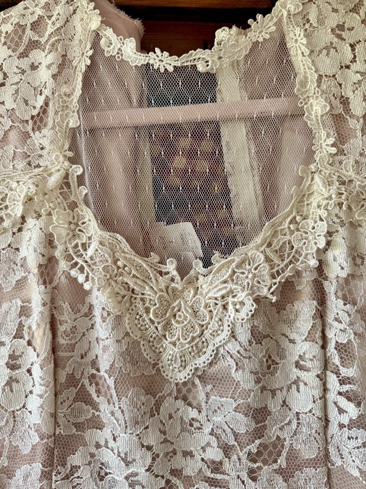 Susan Lane’s Country Elegance Bridal/Formal Dress Size 8 Blush Pink Vintage