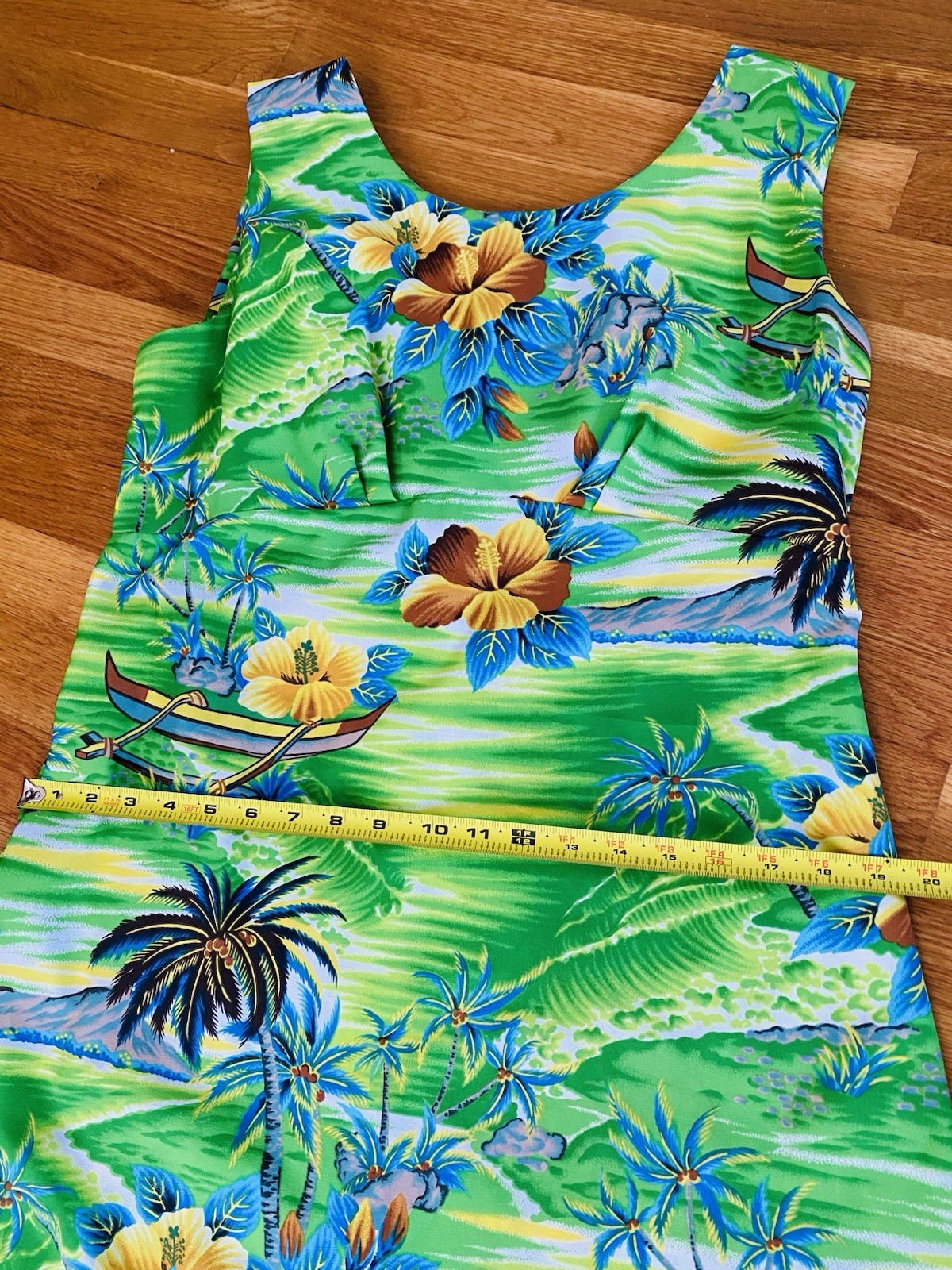 Vintage Pomare Hawaii Maxi Dress Size 18 (Vintage) Aloha Dress Tropical Hawaiian