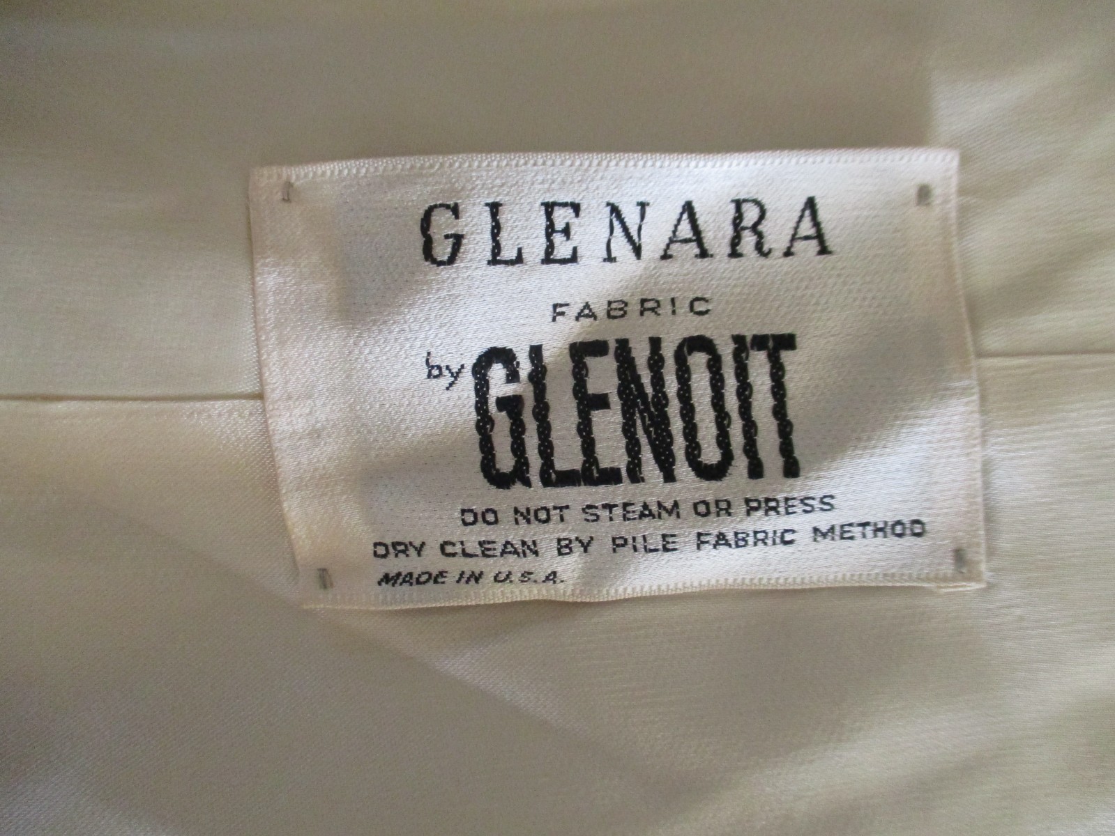Vintage 60s Country Pacer Glenoit Faux Fur Coat Womens S/M Off White