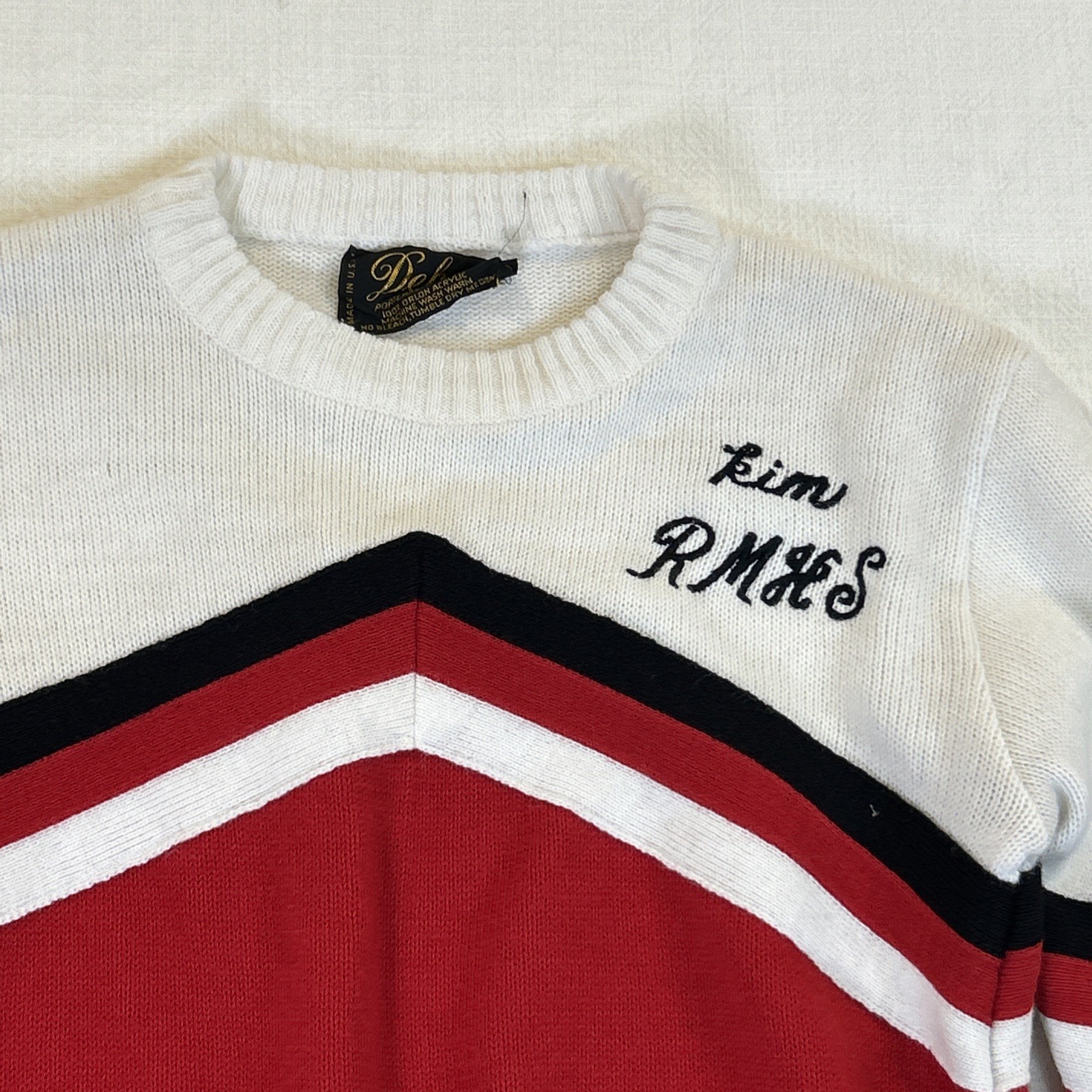 Vintage Dehen Official Cheerleading Outfit Sweater Skirt Pleated RMHS „Kim” S/5