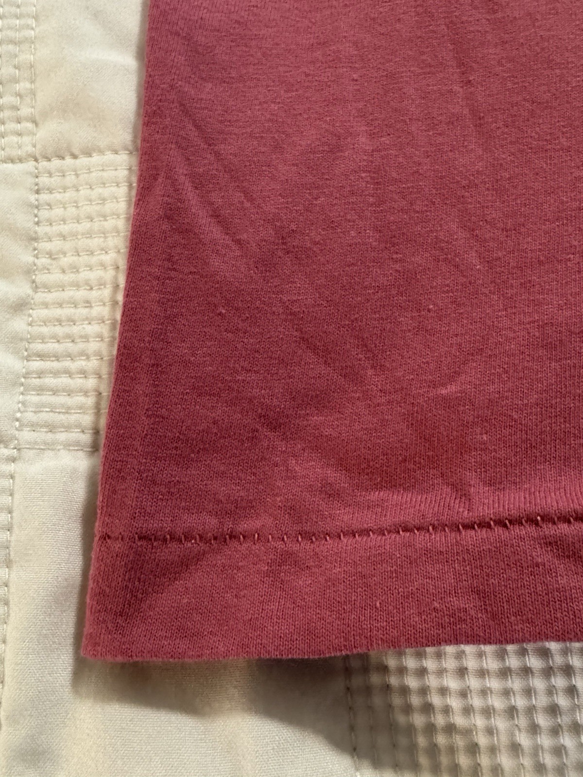 Vintage Single Stitch Grandmas Art Project Bubblegum Pink Medium