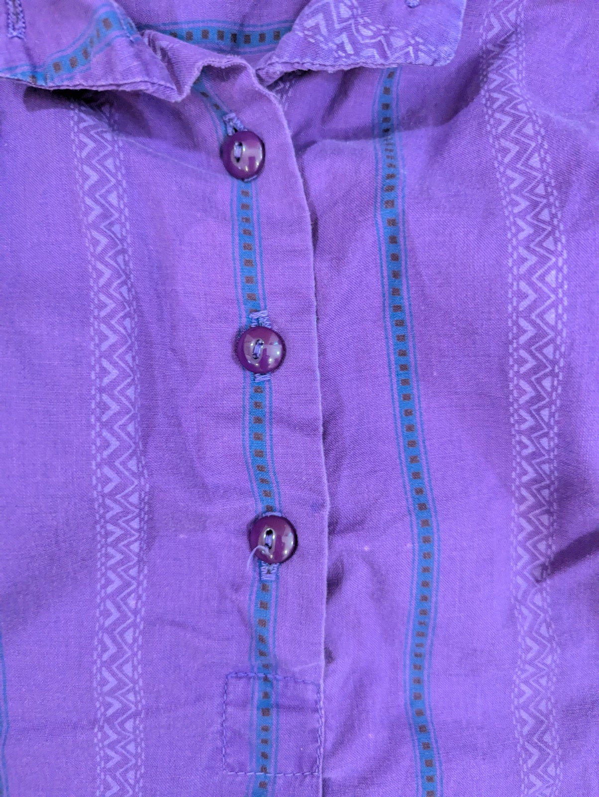 Vintage Aunt Abigail’s Attic Cottagecore Prairie Dress Nightgown Purple Size M