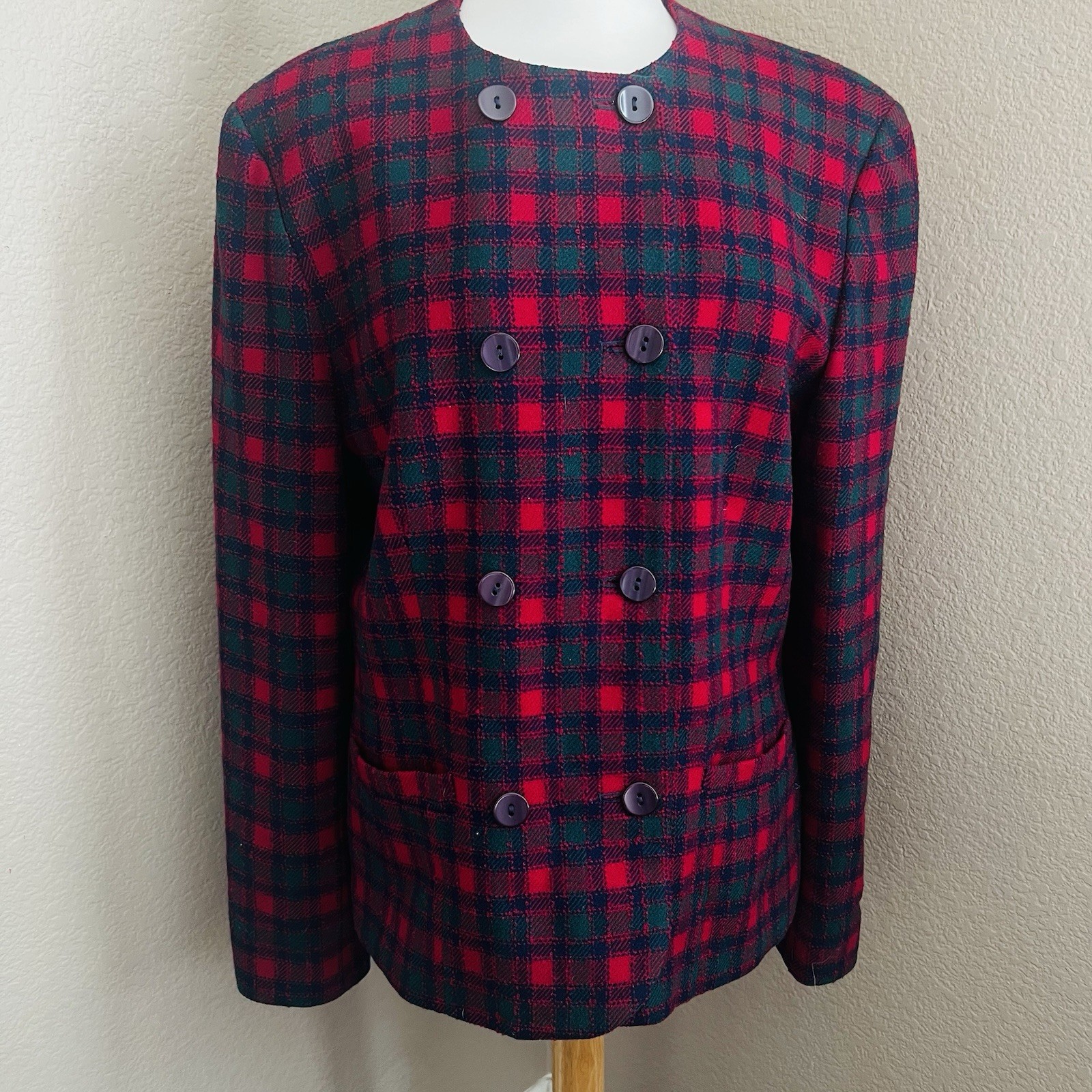 Vintage Pendelton wool jacket womens 16 Tall. Made in USA.