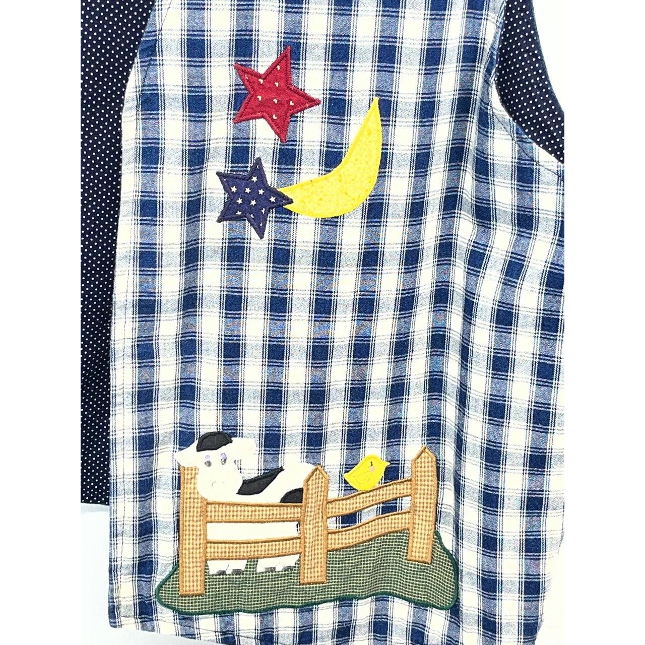Vintage Foxwood Fashions Women’s Cotton Farm Scene Amish Cottage Core Vest XL
