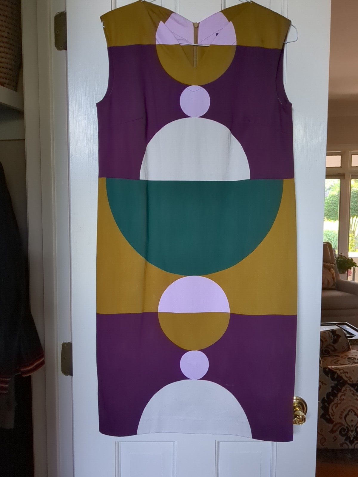 marimekko, Size 38 , Vintage Cotton Shift Dress, Sleeveless