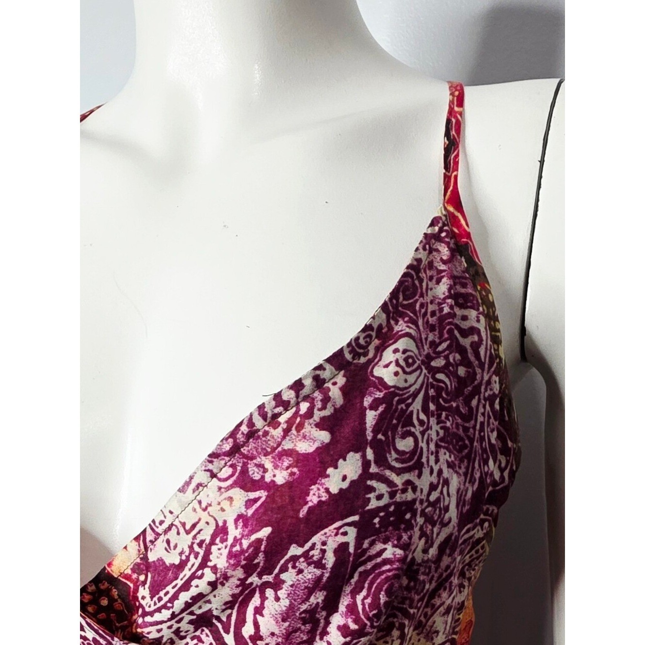 Vintage Y2K Boho Silk Blend Maxi Dress by Alba Conde