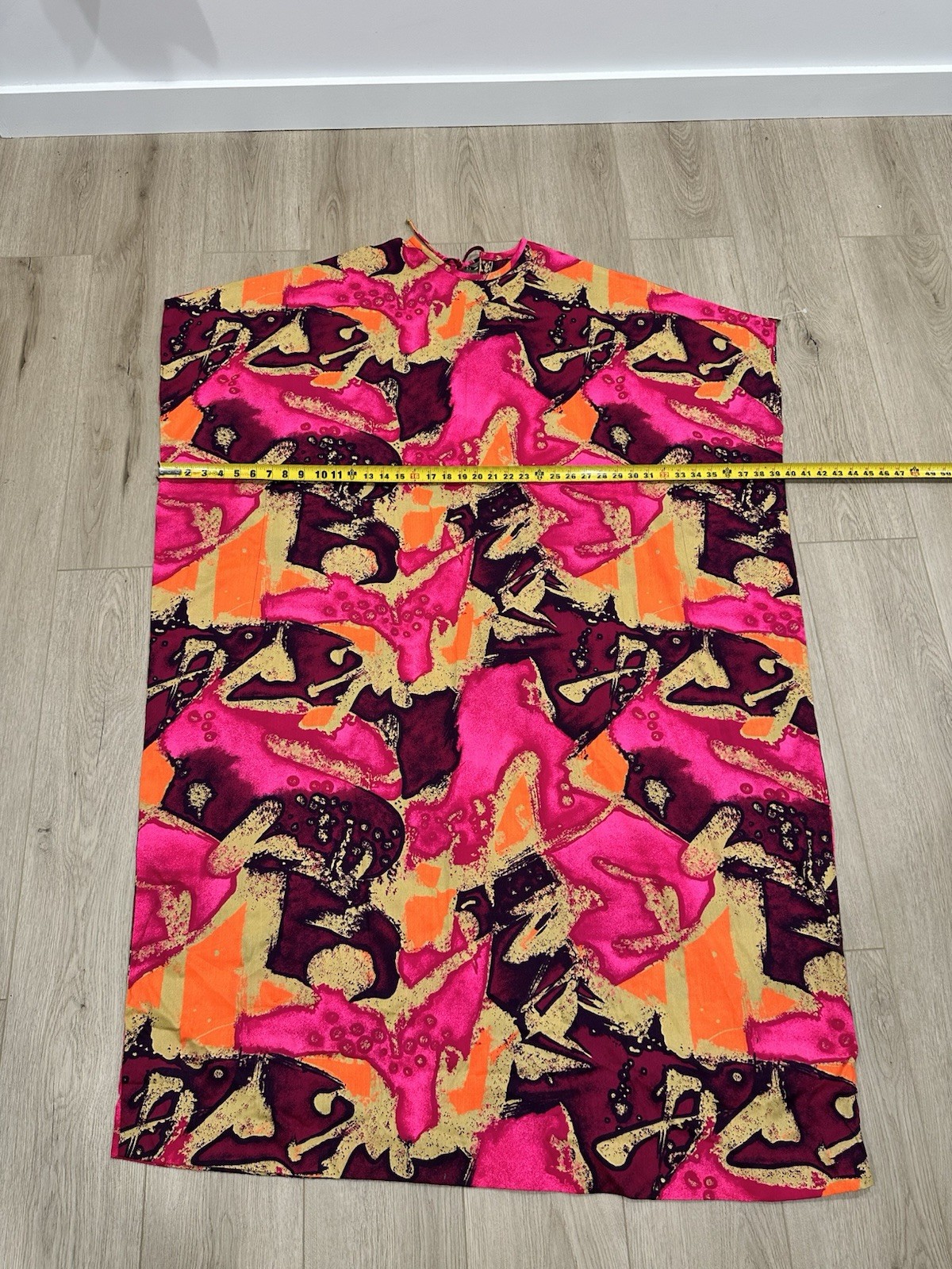 NWT Vintage Made In Hawaii Dress Cape Size Large JCPenney Abstract