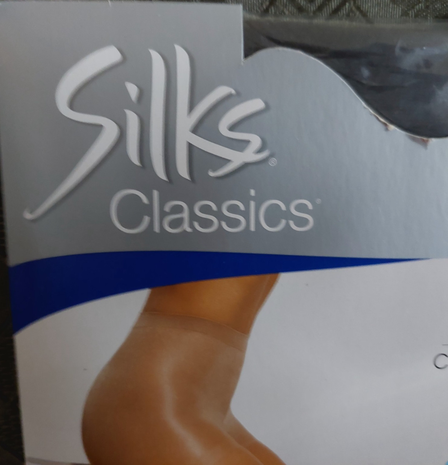 Vintage Pantyhose Silks Classics Control Top Color Hint O Black Size C BFRIP2