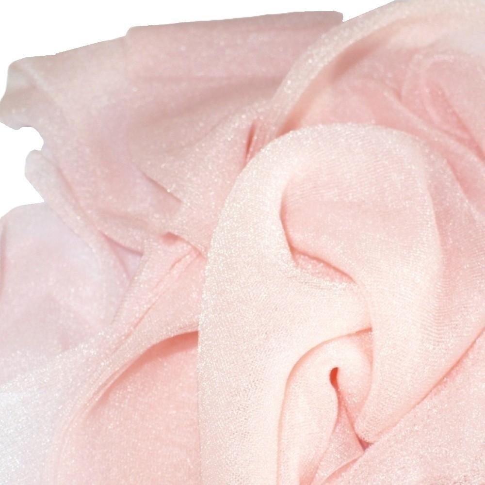 1980s Shimmering, Candy Pink Sheer-To-Waist Pantyhose (Medium)