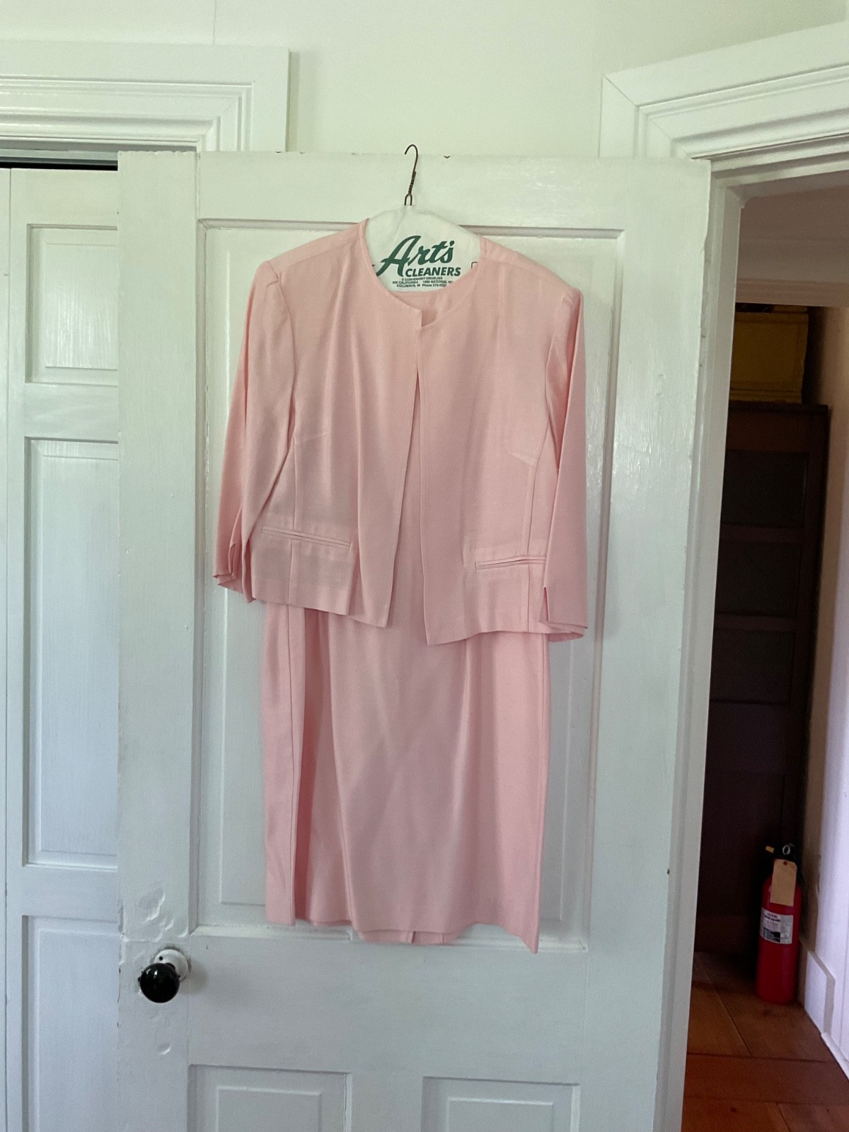 vintage two piece dress and jacket. sheath, mother of the bride, dress. size 12