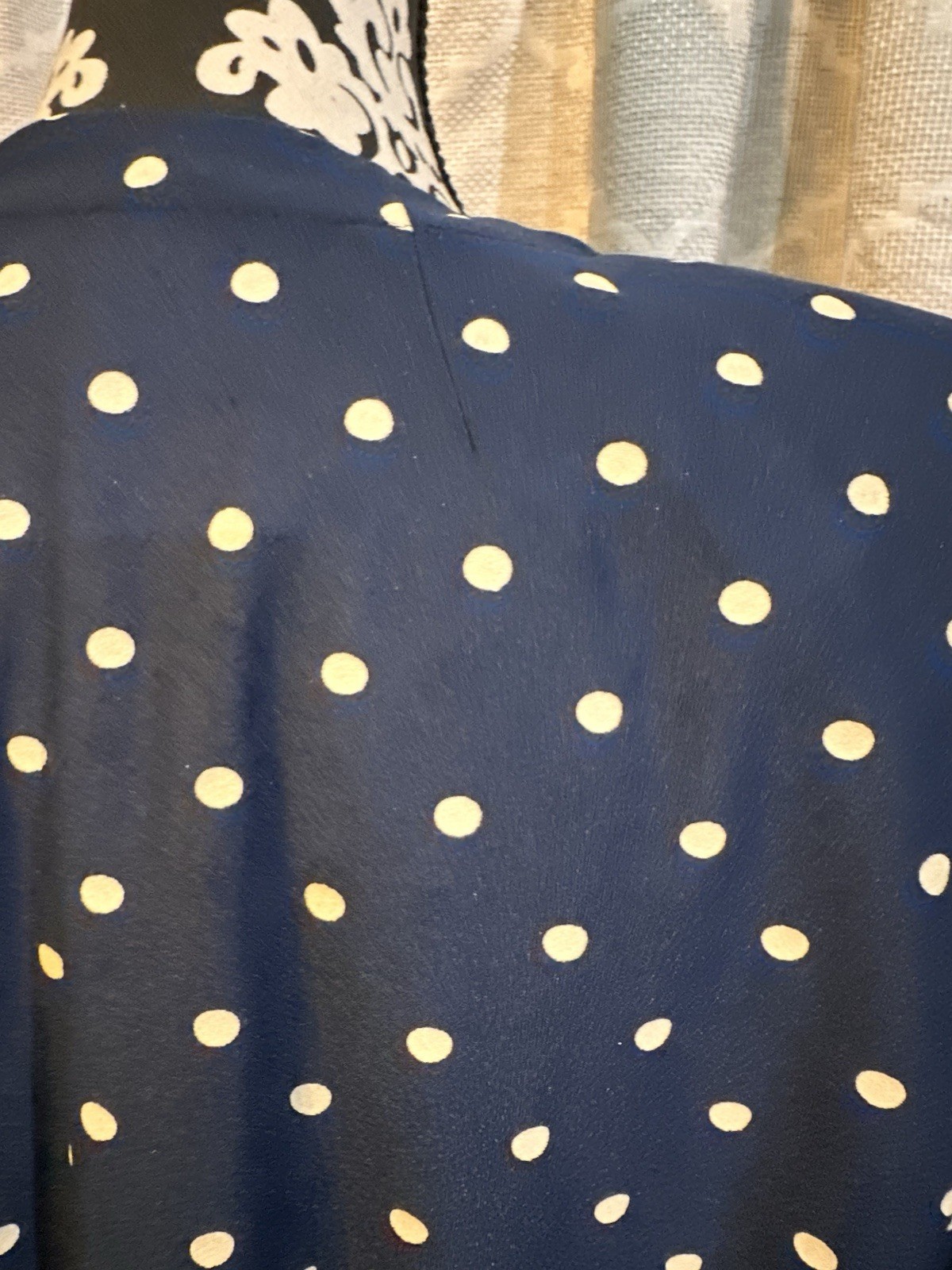 Vintage 1980s Tabby II Polka Dot 2pc Sheath Dress & Duster Jacket Set Size 16W