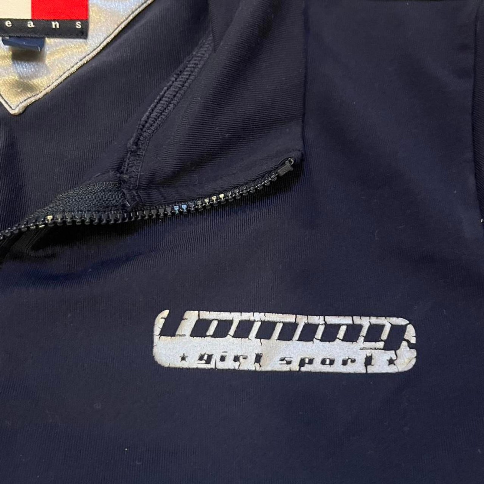 Vintage Tommy-Hilfiger Women’s Navy and Silver Set