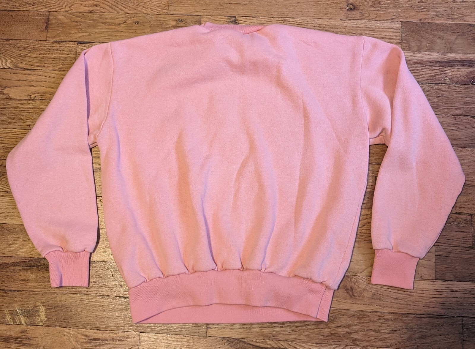 Vtg „Bearly Dressed” Koala Sweatshirt – Medium (?) – Pink Pullover Cute Joke Pun