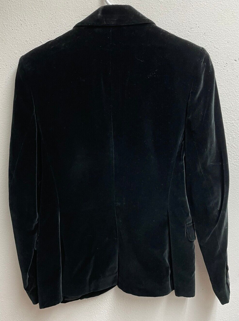 Vtg John Meyer Black Velvet Women’s Blazer Size 8 USA 1970’s Fashion