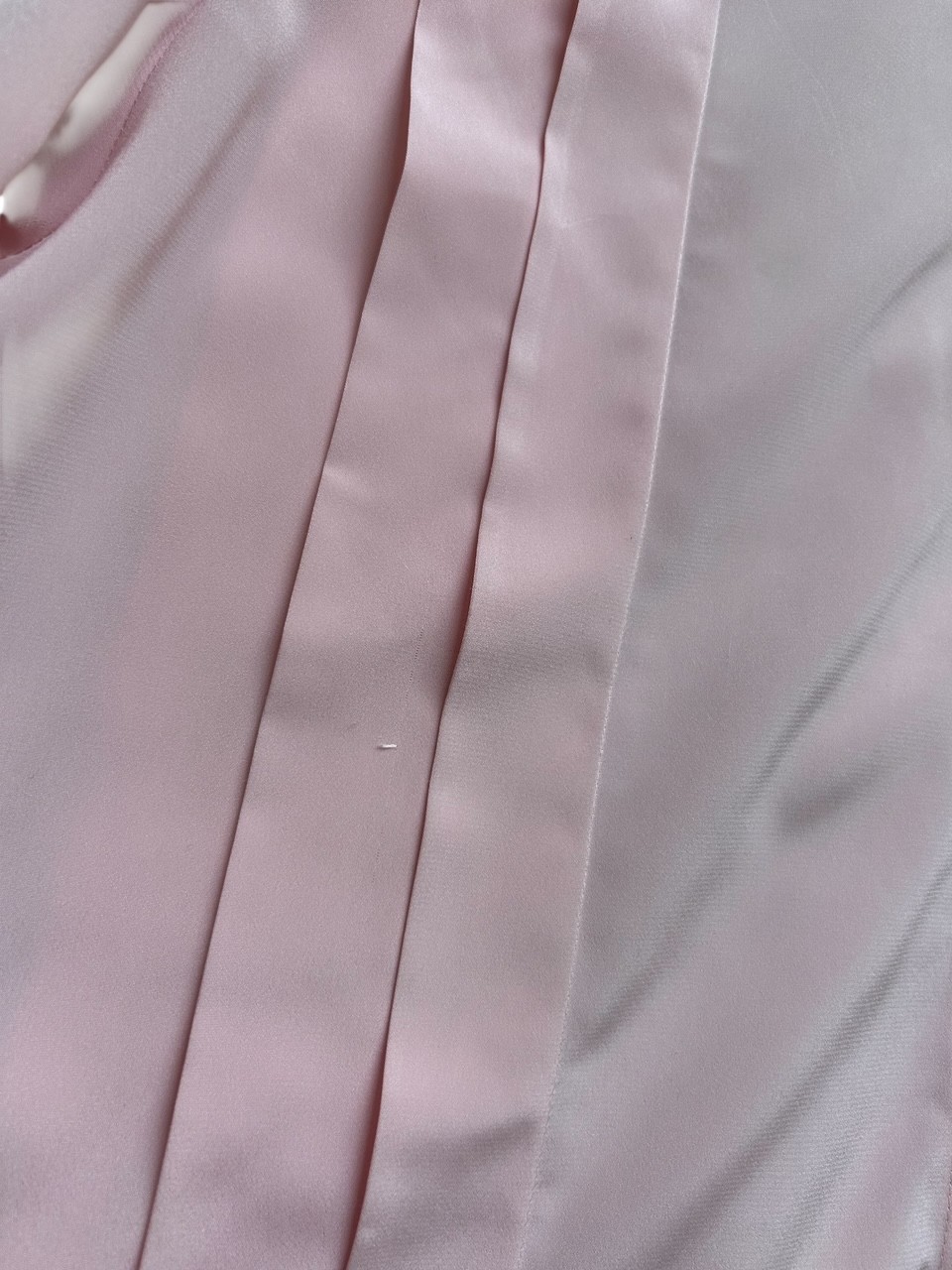 VTG Pink Blouse Pleated Shirt Button Down Size 14 Romantic Whimsical Secretary