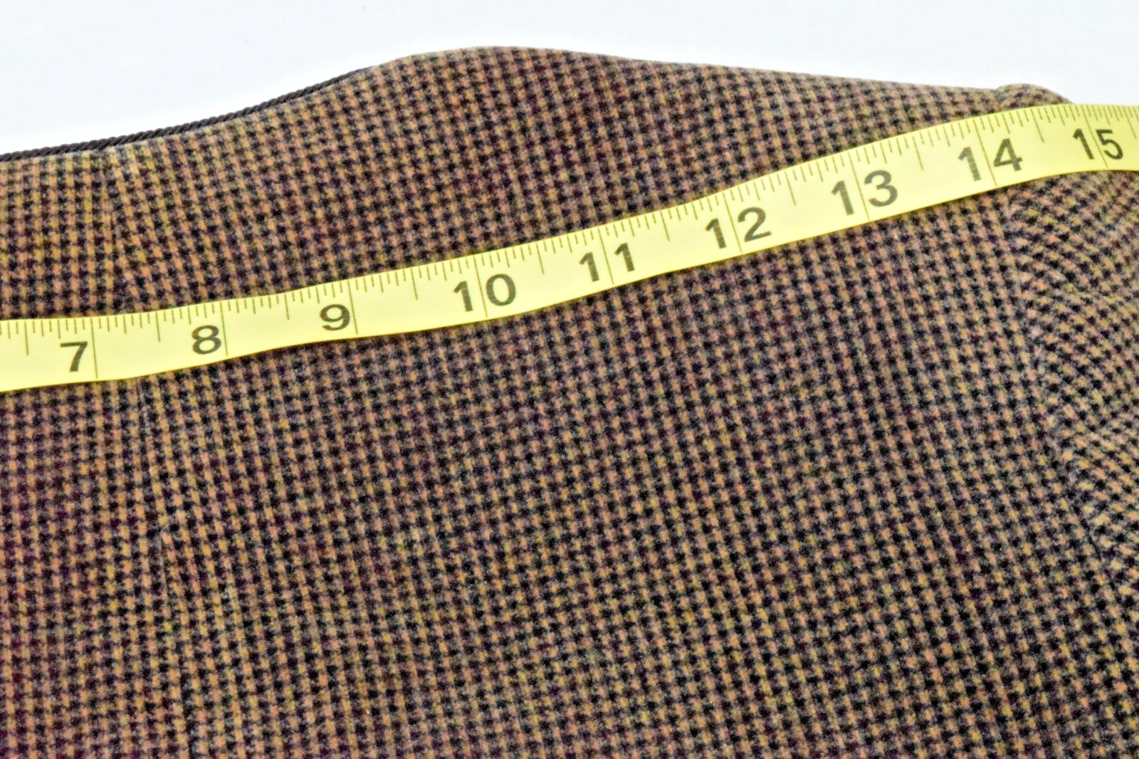 Vintage Blazer Jacket Sasson Size 3/4 80s Gold Velvet Hounds Tooth Kimono Button