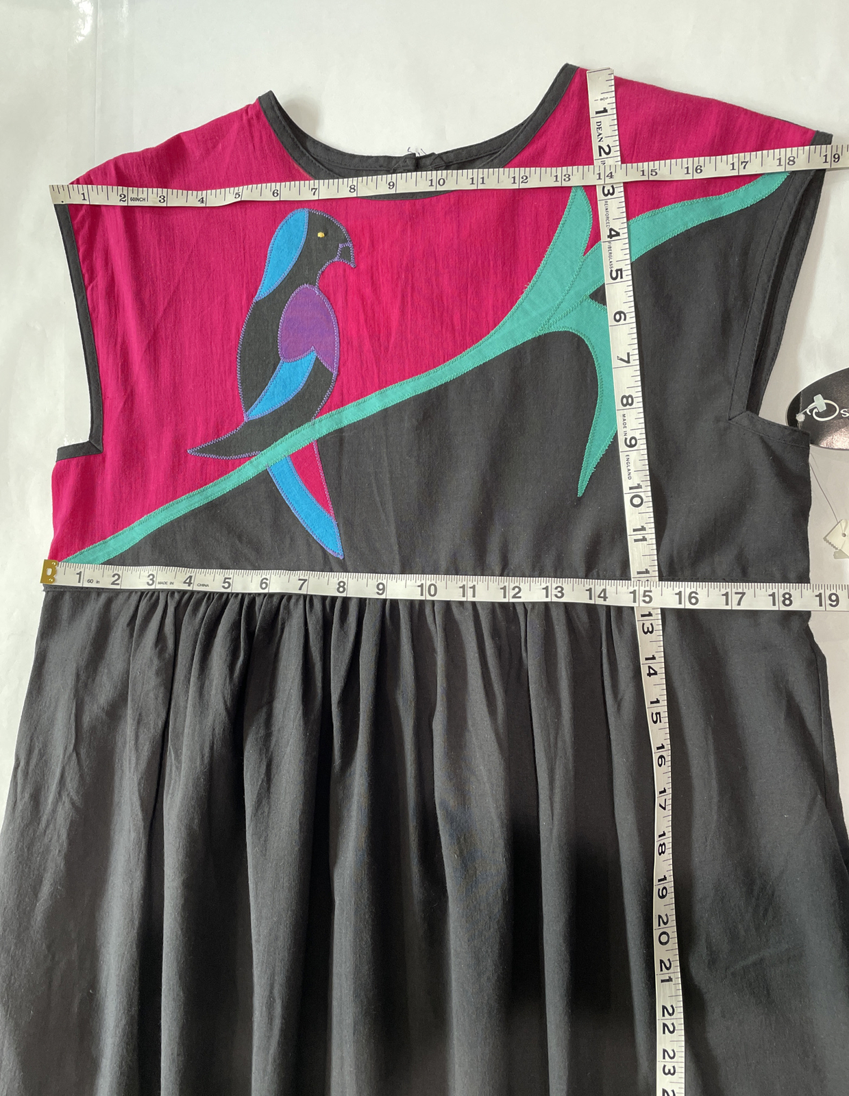 VTG 80s Oscar De La Renta Lounge Dress Pockets Cotton NWT SZ 12
