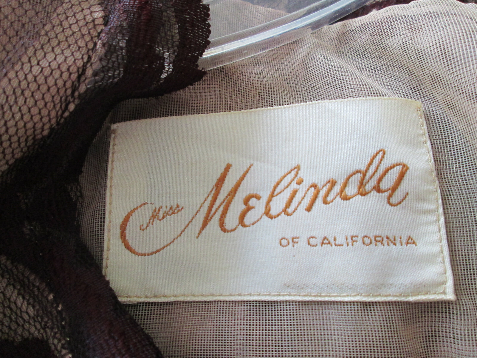 Vintage JUMPSUIT Black Lace METALLIC GOLD Shimmer detailing Melinda of Calif