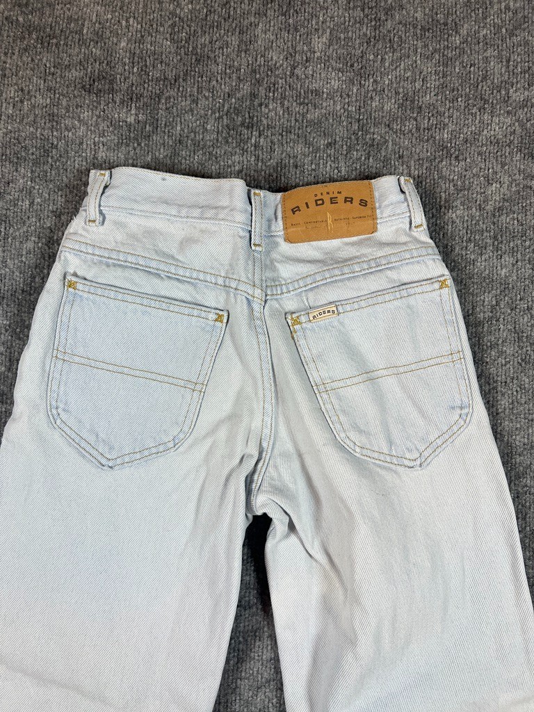 Vintage Denim Riders Jeans Women’s 10 Reg High Rise Mom Straight Leg Light Wash