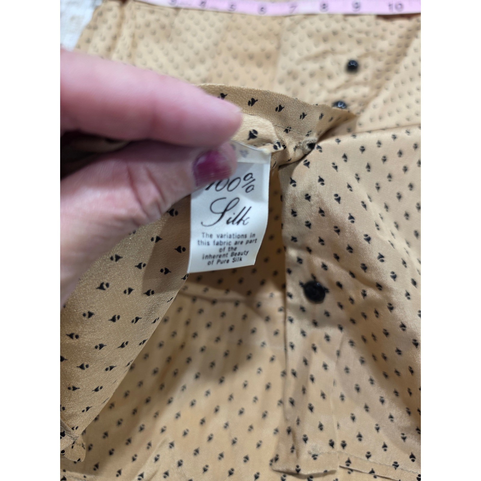 David Hayes Saks Fifth Avenue Vintage 3-Piece Skirt Suit Set Tan Black Size 4