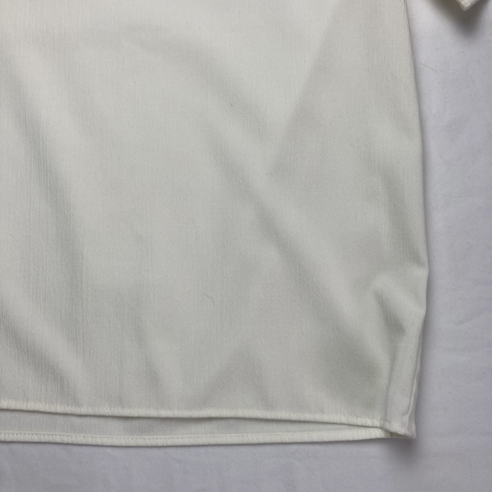 Toni Garment for CC Magic Vintage Keyhole Blouse Ivory Size SMALL