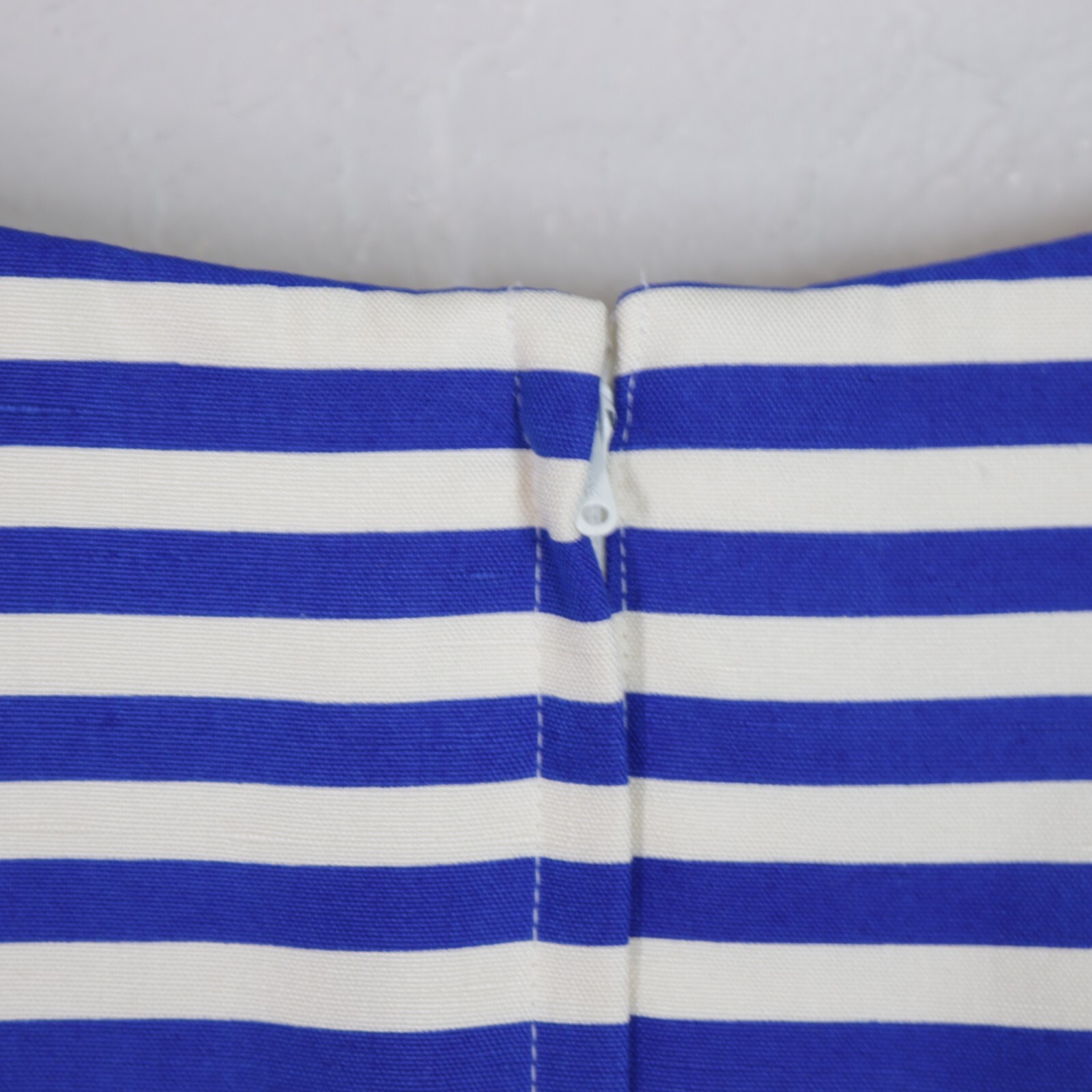 Vtg 80s Constance Saunders Dress 10 Blue White Silk Bolero Jacket Sheath Lined