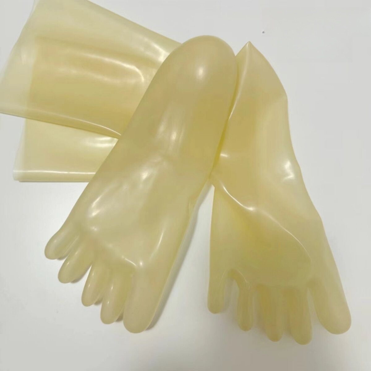 0.25mm Ultrathin Transparent Rubber Latex Sexual Tight Socks for mistress Fetish