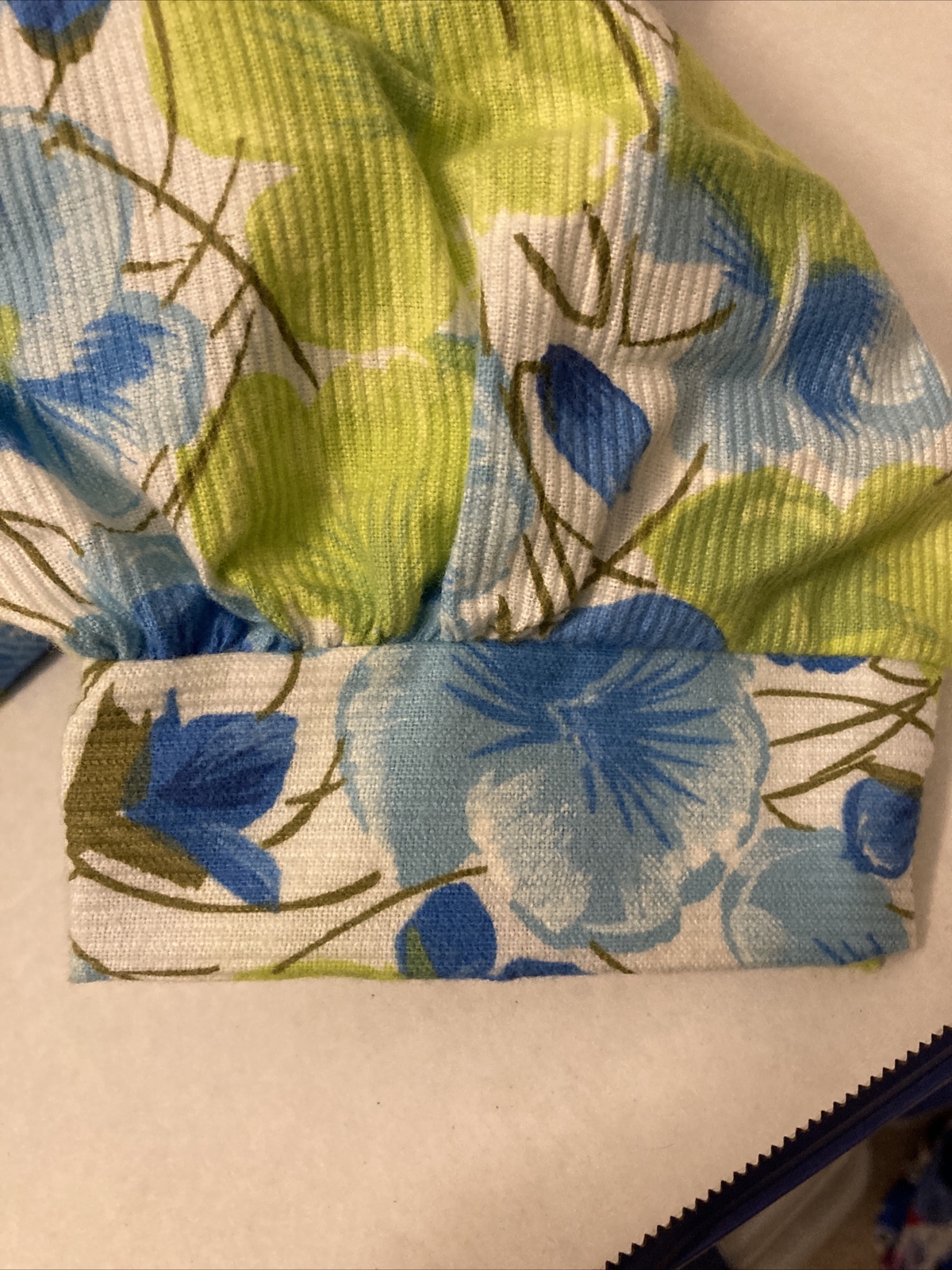 NWT Kickaway Corded Duster Blues/Greens See Measurements For Size Vintage