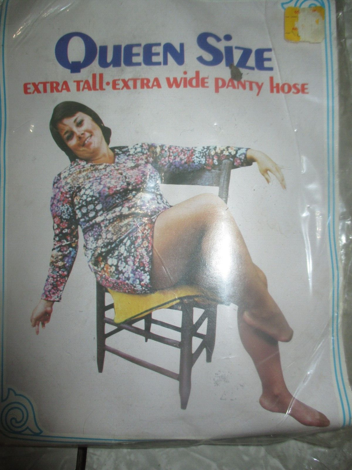 BREVONI Vintage COFFEE Nylon PANTYHOSE – Size X Tall X Wide – 1970’s