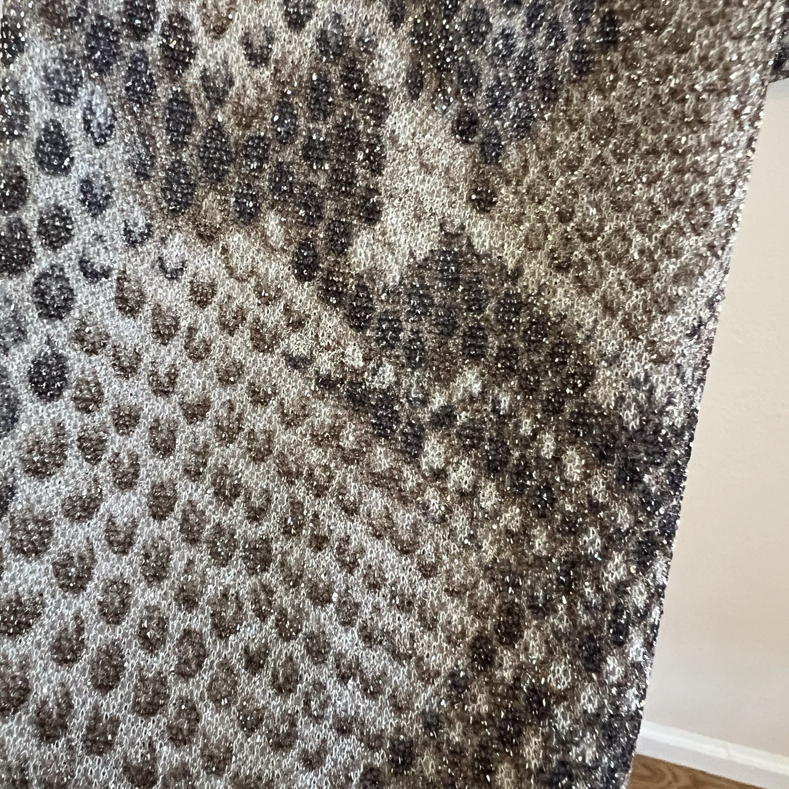 Vintage Semi Sheer Snakeskin Long Sleeve
