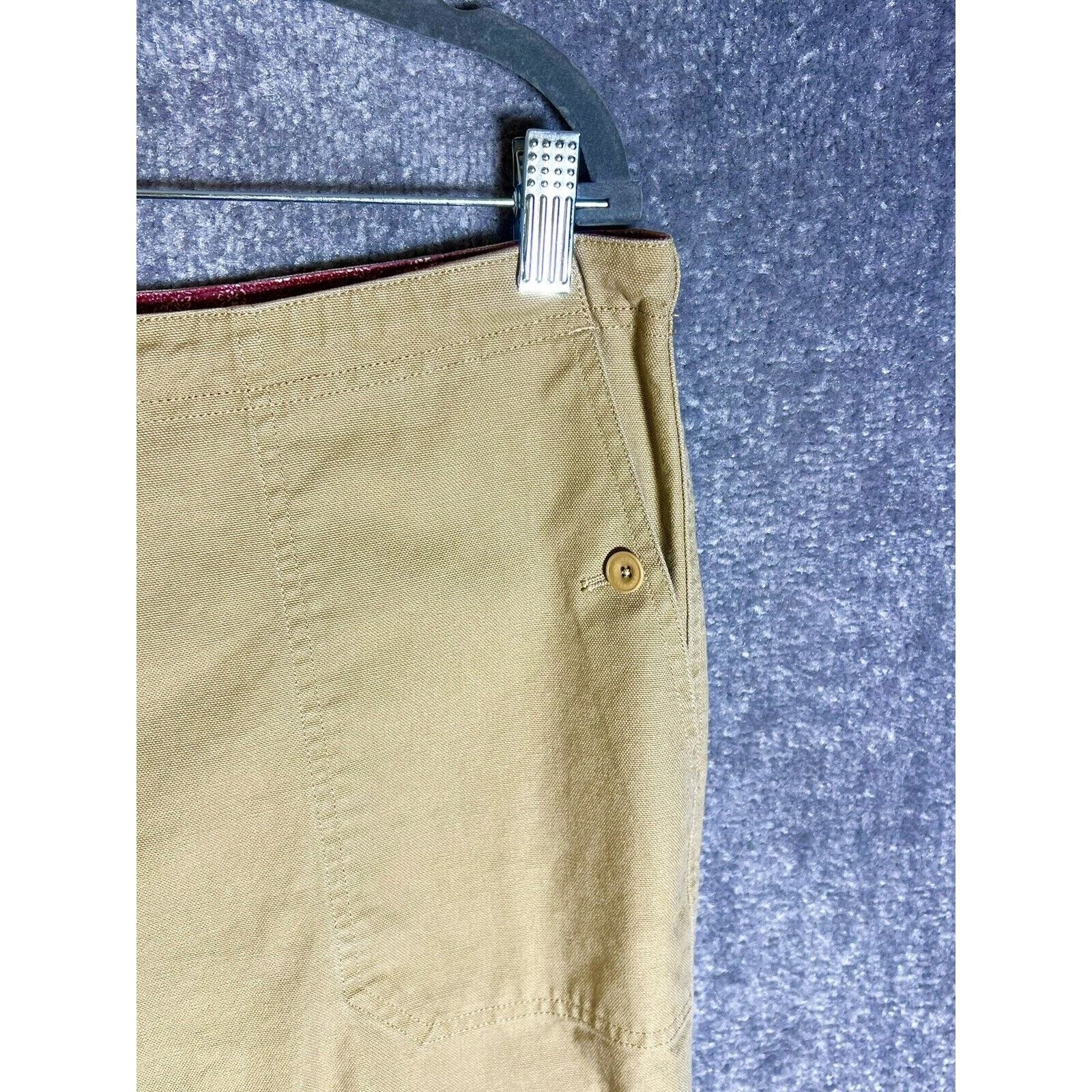 LAUREN Ralph Lauren Wide Leg Trouser Pants Womens Size 14W Khaki Tan VINTAGE