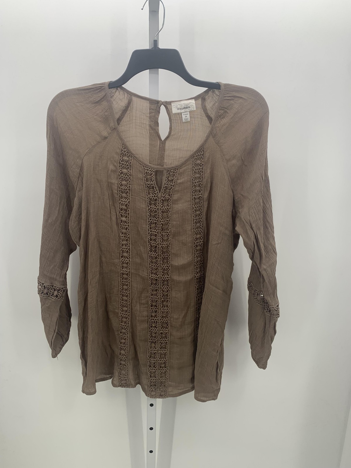 Dress Barn Size 2X Womens Long Sleeve Shirt